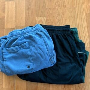 Nike Kids Blue and Black Joggers